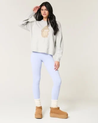 Camisola com estampa de coelho da Hollister