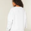 Camisola com estampa gráfica e tachas