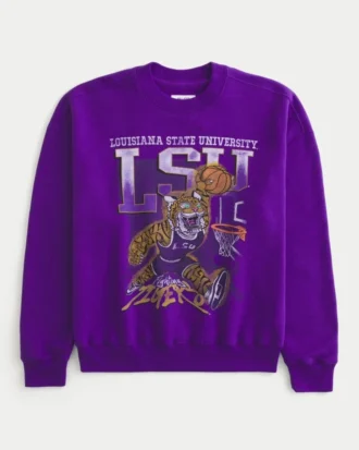 Camisola com estampa quadrada LSU Tigers