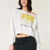 Camisola com estampado Iowa Hawkeyes e ombros descobertos Camisola com estampado Iowa Hawkeyes e ombros descobertos