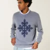 Camisola com gola redonda e estampado