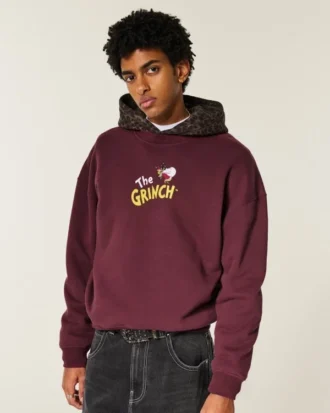 Camisola com gola redonda e estampado Boxy The Grinch
