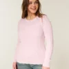 Camisola com gola redonda e padrão trançado