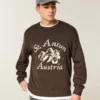 Camisola com gráfico Boxy St. Anton Austria
