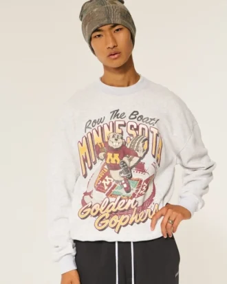 Camisola com gráfico da Universidade de Minnesota Golden Gophers