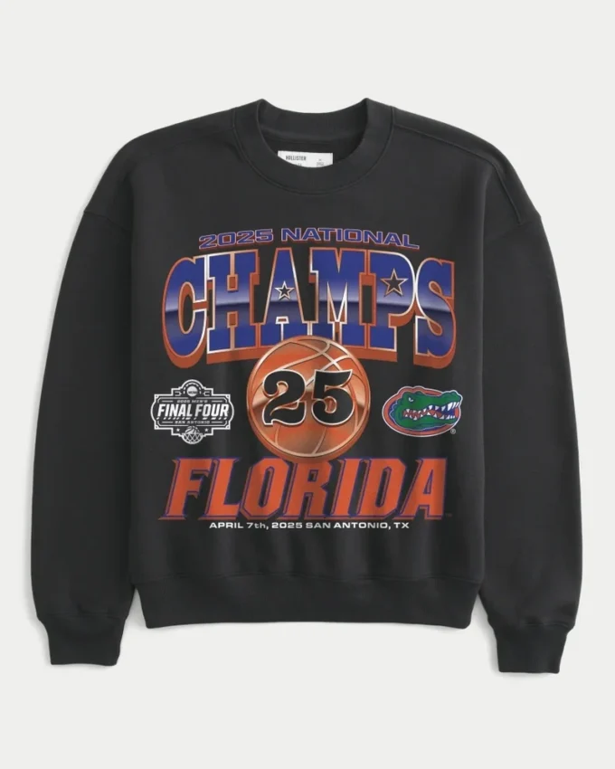 Camisola com gráfico do Campeonato Nacional dos Florida Gators