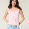 Camisola com laço à frente