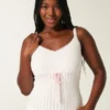 Camisola com laço à frente