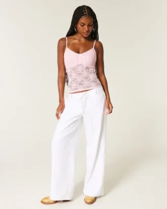 Camisola com renda em toda a peça