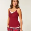 Camisola com rendas e camadas Holiday Vault Release