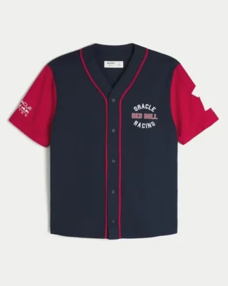 Camisola de basebol Oracle Red Bull Racing com corte quadrado
