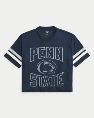 Camisola de futebol com estampado da Penn State University Nittany Lions