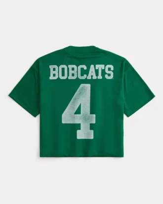 Camisola de futebol com gráfico da Ohio University Bobcats