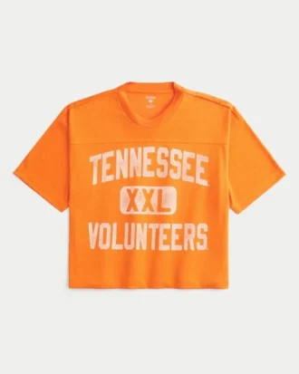 Camisola de futebol com gráfico dos Volunteers da Universidade do Tennessee