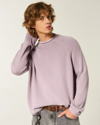Camisola de gola alta e corte quadrado