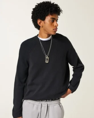 Camisola de gola alta e corte quadrado