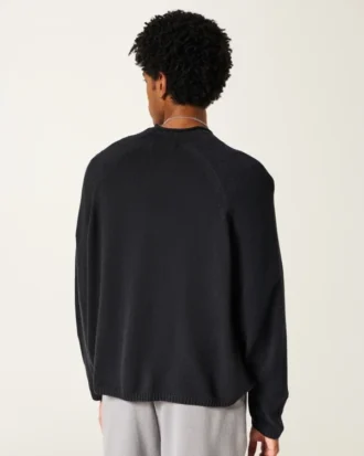 Camisola de gola alta e corte quadrado