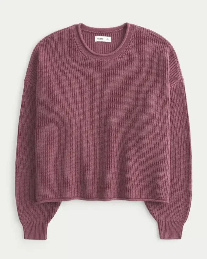 Camisola de gola alta fácil