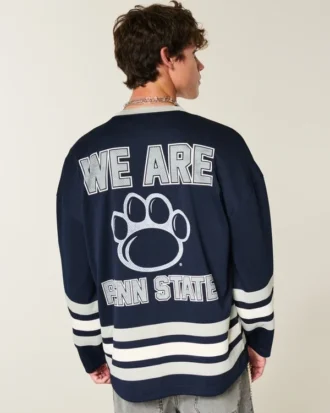 Camisola de hóquei com gráfico da Penn State University Nittany Lions