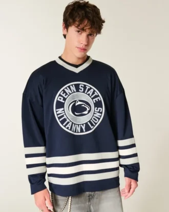 Camisola de hóquei com gráfico da Penn State University Nittany Lions