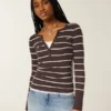 Camisola de manga comprida Icon Henley