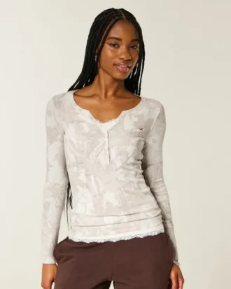 Camisola de manga comprida Icon Henley