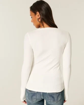 Camisola de manga comprida Icon Henley