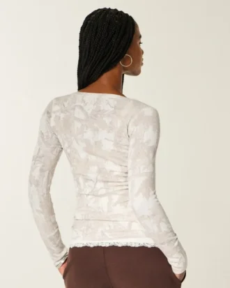 Camisola de manga comprida Icon Henley