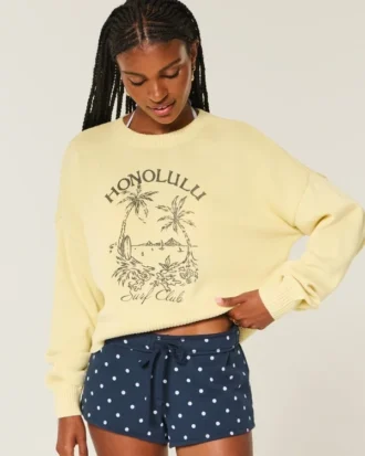 Camisola Easy Honolulu Graphic Crew