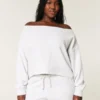 Camisola fácil com ombros descobertos