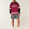 Camisola larga com gráfico Ford Mustang