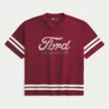 Camisola larga com gráfico Ford Mustang