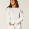 Camisola oversized com laço nas costas Class of ’26