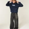Casaco com capuz Boxy Glacier Montana Graphic