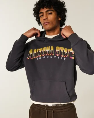 Casaco com capuz e estampado Arizona State University Sun Devils