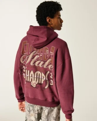 Casaco com capuz e estampado da Florida State University Seminoles