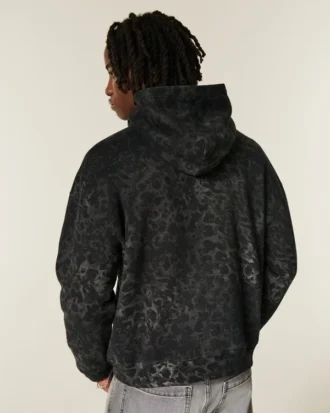 Casaco com capuz e estampado leopardo Dodge Hellcat