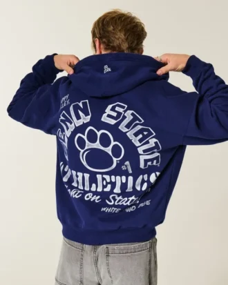 casaco com capuz e fecho de correr da penn state university nittany lions 2 330x413 - Casaco com capuz e fecho de correr da Penn State University Nittany Lions
