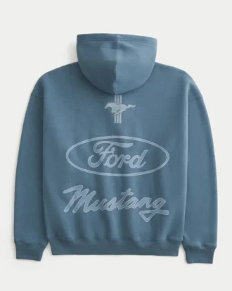 Casaco com capuz e fecho de correr Ford Mustang Graphic