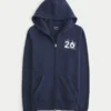Casaco com capuz e fecho Zip-Up Senior ’26 Graphic