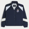 Casaco com estampado do Real Madrid CF com forro polar