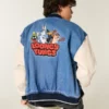 Casaco de ganga com estampado Looney Tunes