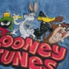 Casaco de ganga com estampado Looney Tunes