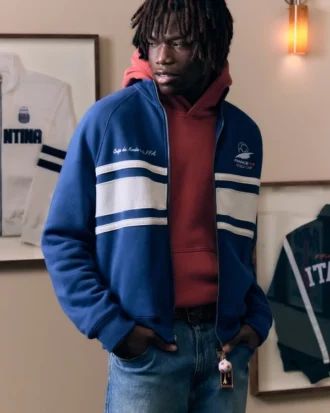 Casaco de moletom com gráfico da Copa do Mundo FIFA 1998 na França