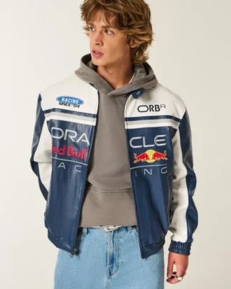 Casaco em pele sintética com estampado Oracle Red Bull Racing
