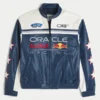 Casaco em pele sintética com estampado Oracle Red Bull Racing