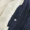 Casaco para todas as estações com forro de pele sintética Casaco para todas as estações com forro de pele sintética