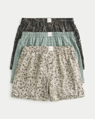 Conjunto de 3 boxers de algodão