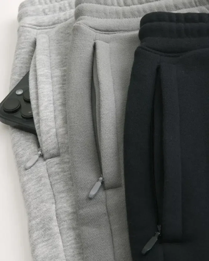 Conjunto de 3 calções de moletom descontraídos