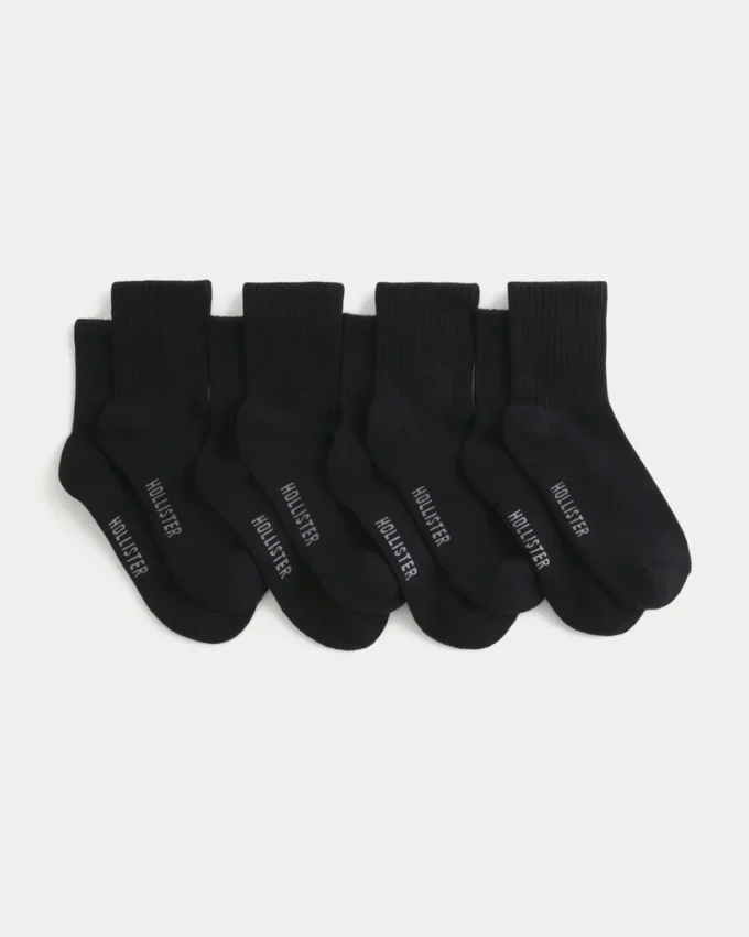 Conjunto de 4 pares de meias curtas